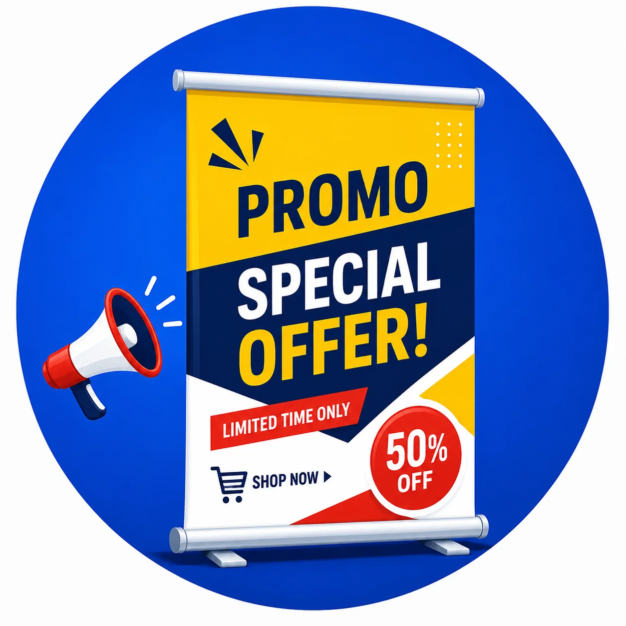 Professional promotional banner